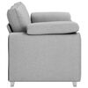 vidaXL Sofa Cloud Grey 62.99 x 30.31 x 32.28 in Fabric