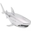 vidaXL Shark Decoration Wall-Mounted Aluminum Silver