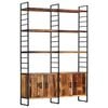vidaXL Bookcase Reclaimed wood tones