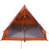 vidaXL Camping Tent A-Frame 2-Person Gray Waterproof
