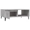 vidaXL Coffee Table Concrete grey Engineered wood and metal
