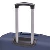 vidaXL 3 Piece Soft Case Trolley Set Navy Blue