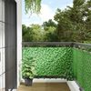 vidaXL Balcony Privacy Screen Plant Look Green 157.5x47.2" PVC