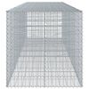 vidaXL Gabion Basket Silver Galvanized Iron Large Heavy Weight Endurance