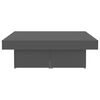 vidaXL Coffee Table Grey Engineered wood Medium Modern Coffee Table