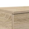 vidaXL Bed Drawers Sonoma Oak 31.50 x 14.37 x 6.50 in Engineered Wood