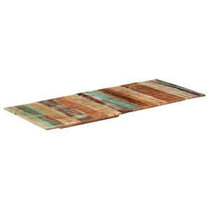 vidaXL Rectangular Table Top 23.6x55.1" 0.59 - 0.63 " Solid Reclaimed Wood