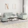 vidaXL Sofa Set Light grey