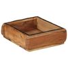 vidaXL Tray 2 pcs Brown 11.42 x 12.20 x 3.94 in Solid Reclaim Wood
