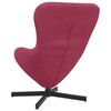vidaXL Egg Chair Wine Red 24.80 x 28.74 x 35.43 in Velvet