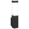 vidaXL Outdoor Wall Lights 2 pcs Black 10.5 x 6 x 35 cm