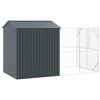 vidaXL Bird Cage Anthracite 418 x 210 x 247 cm Galvanized steel