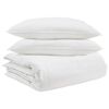 vidaXL Duvet Set with Pillow 3 pcs White Down Feather