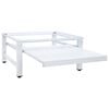 vidaXL Washing Machine Pedestal with Pull-out Shelf White