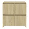 vidaXL Sideboard Sonoma oak Engineered wood Medium Sideboard