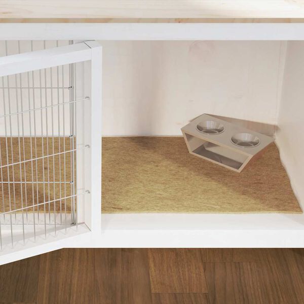 vidaXL Hemp Mat Beige 100% Hemp 0.5 x 82.7 ft Durable Hemp Mat