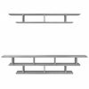 vidaXL TV Wall Unit Concrete gray Engineered wood TV Wall Unit