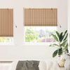 vidaXL Roller Blind with Curtains Nature 55.12 x 86.61 in Bamboo