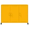 vidaXL Sideboard Mustard Yellow Cold-rolled Steel Medium Sideboard