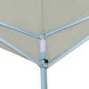 vidaXL Folding Gazebo Cream 600D oxford with PVC coating Large Foldable