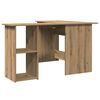 vidaXL Corner Desk Artisan Oak Engineered wood Medium Corner Desk