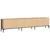 vidaXL TV Cabinet Old wood Engineered wood, metal Medium Adjustable Feet