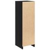 vidaXL Bathroom Cabinet Black Oak 30x30x95 cm Engineered Wood