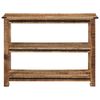 vidaXL Console Table 39.4"x13.8"x29.5" Solid Wood Mango