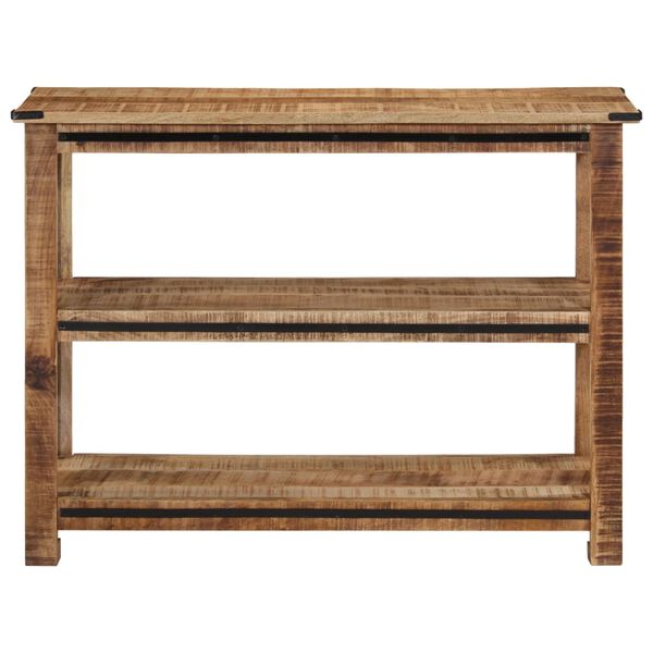 vidaXL Console Table 39.4"x13.8"x29.5" Solid Wood Mango