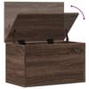 vidaXL Storage Box Brown Oak Engineered Wood Medium Storage Box