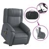 vidaXL Stand Up Massage Recliner Chair Grey
