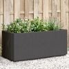 vidaXL Garden Planter Dark Grey Polypropylene Standard Garden Planter