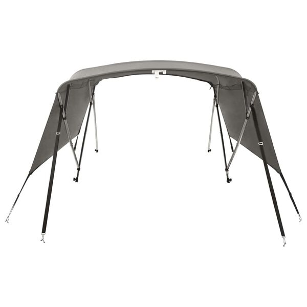 vidaXL 4-bow Bimini Top with Sidewalls 95.7x(78.7-83.9)x53.9"
