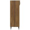 vidaXL Shoe Cabinet Brown Oak Engineered wood Small Shoe Cabinet
