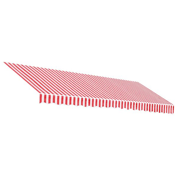 vidaXL Replacement Awning Fabric Red 100% Polyester with PU coating Large