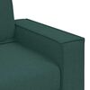 vidaXL Sofa Dark Green 86.61 x 30.71 x 33.07 in Fabric