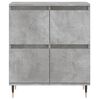 vidaXL Sideboard Concrete grey Engineered wood Medium Sideboard