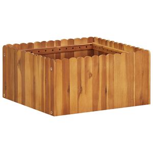vidaXL Raised Bed Natural wood color Solid acacia wood Medium