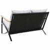 vidaXL Garden Bench Black, Anthracite