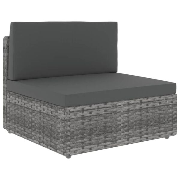 vidaXL Garden Lounge Set Grey and Anthracite