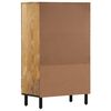 vidaXL Highboard Natural wood Solid mango wood, engineered wood, iron