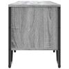 vidaXL TV Cabinet Grey Sonoma Engineered Wood, Metal 70.9 in TV Cabinet