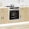 vidaXL Oven Cabinet Sonoma oak Engineered wood Compact Adjustable Feet