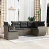 vidaXL Garden Sofa Set Grey