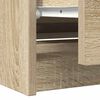 vidaXL TV Cabinet Sonoma Oak Engineered Wood Medium TV Cabinet