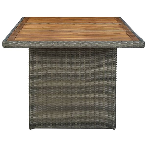 vidaXL Garden Table Brown