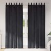 vidaXL Blackout Curtains 2 pcs Dark Grey 55.12 x 96.46 in Velvet