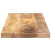 vidaXL Table Top Natural Mango Wood Solid Mango Wood 35.4 x 15.7 x 1.5 in