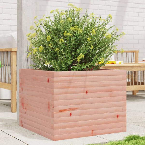 vidaXL Garden Planter Natural Wood Solid Douglas Fir Wood Medium