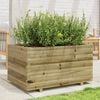 vidaXL Garden Planter Natural wood Vacuum pressure treated pinewood
